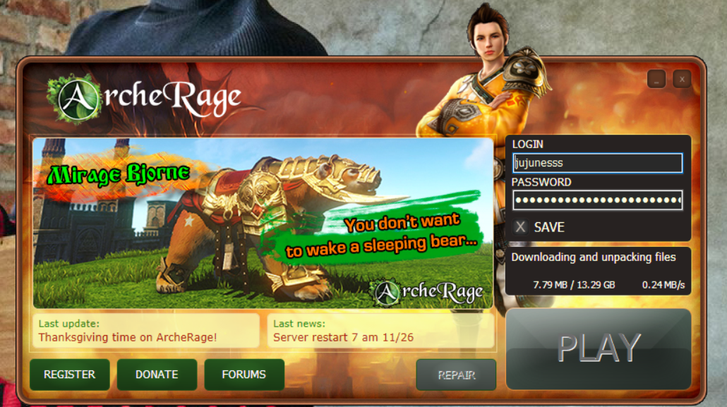 Game won t start ArcheRage NA Forums